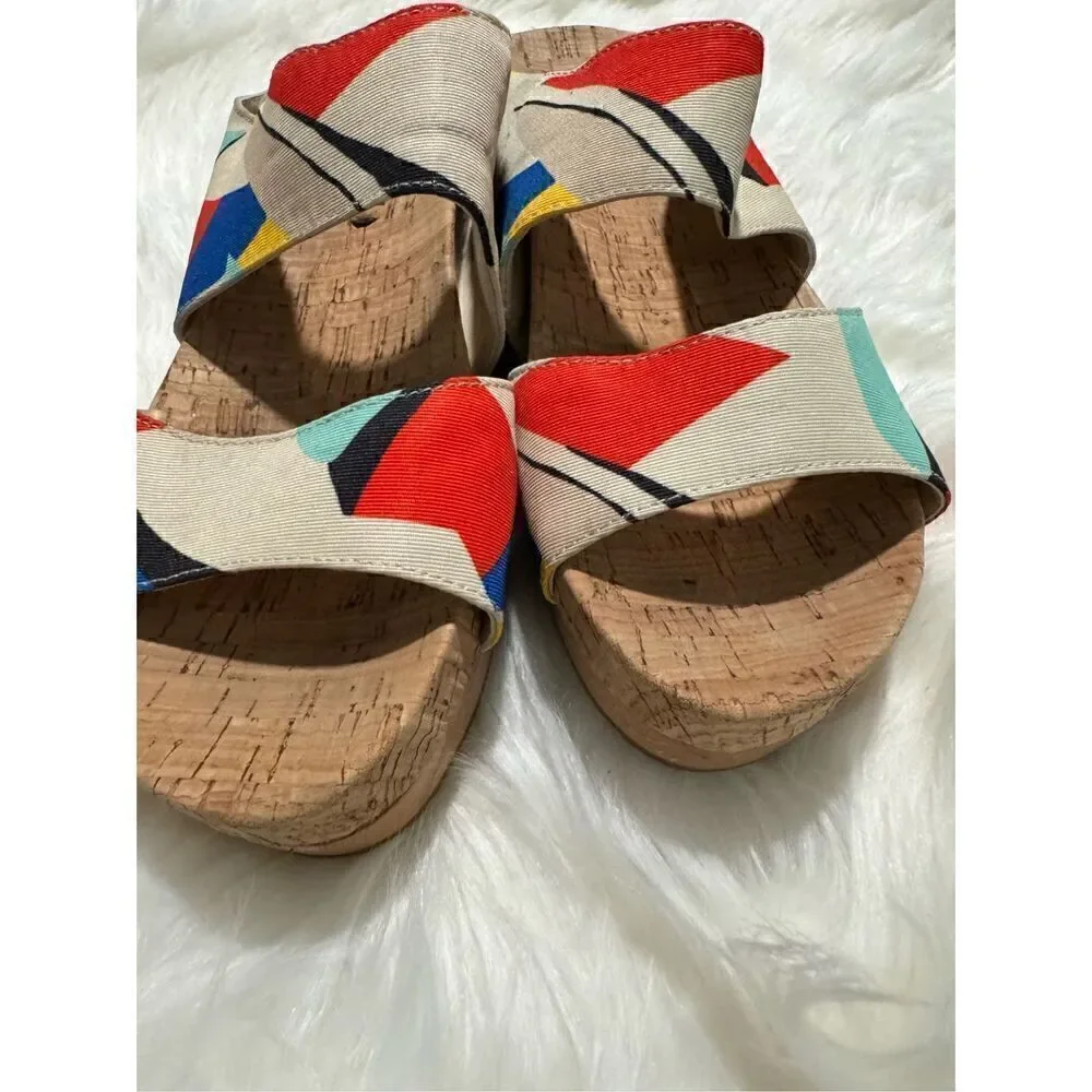 Alice + Olivia colorful wedge sandals 39 (9)